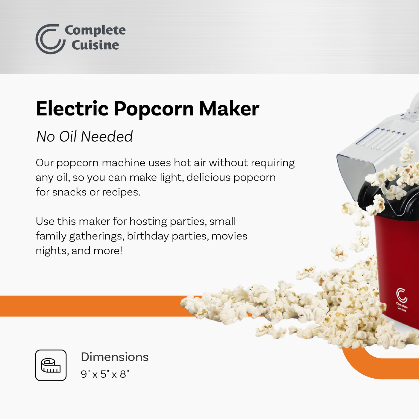 Air Popcorn Maker